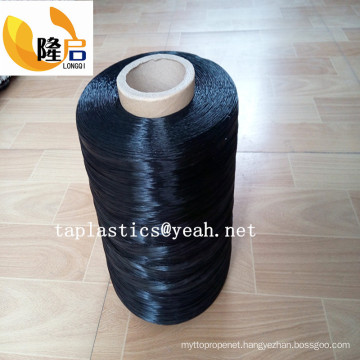 Elastic braid thread cord rubber outer covering polyethylene / pp monofilament yarn with added UV-protection